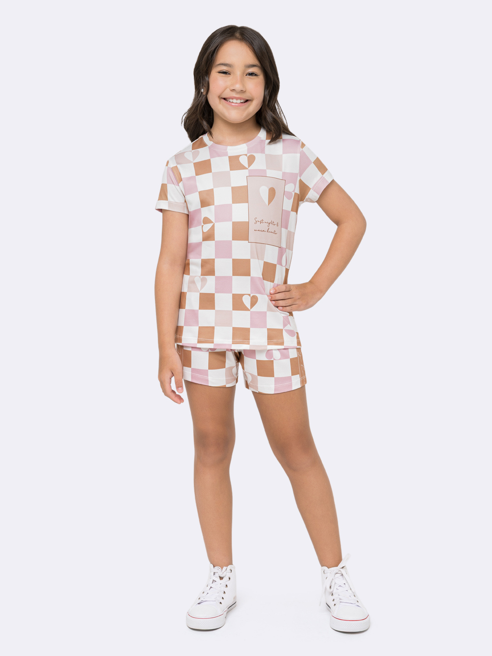 Pijama Infantil Feminino Manga Curta Sweet Heritage - Imagem 2