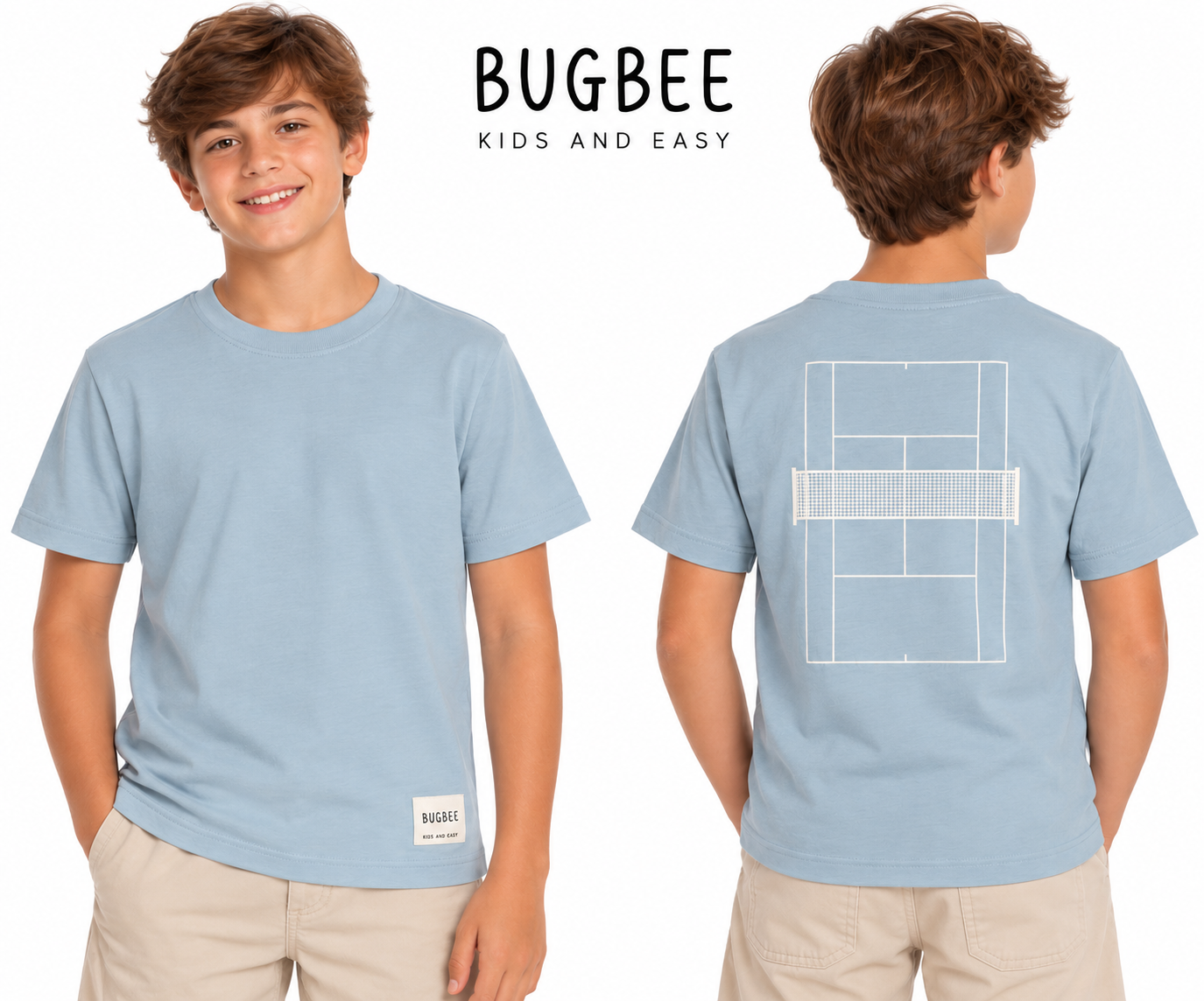 Camiseta Bugbee Azul – Estampa nas costas
