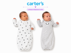 Kit 2 Sacos de Dormir Carter's Linha Prematura