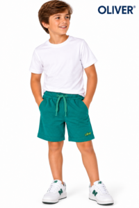 Bermuda Oliver em Moletom Verde