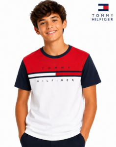 Camiseta Tommy Hilfiger Manga Curta