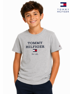 Camiseta Tommy Hilfiger Manga Curta Lisa Verde