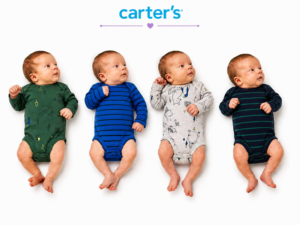 Kit 4 body Carter's