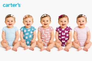 Kit Carter's com 5 Bodies para Bebê