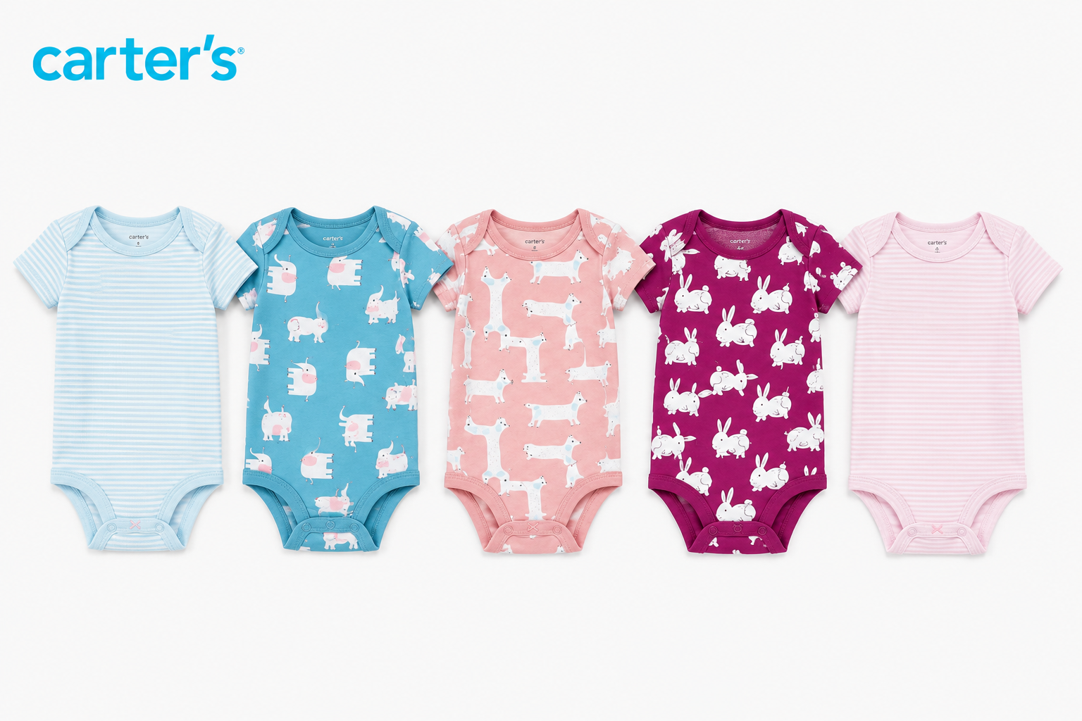 Kit Carter's com 5 Bodies para Bebê - Imagem 2