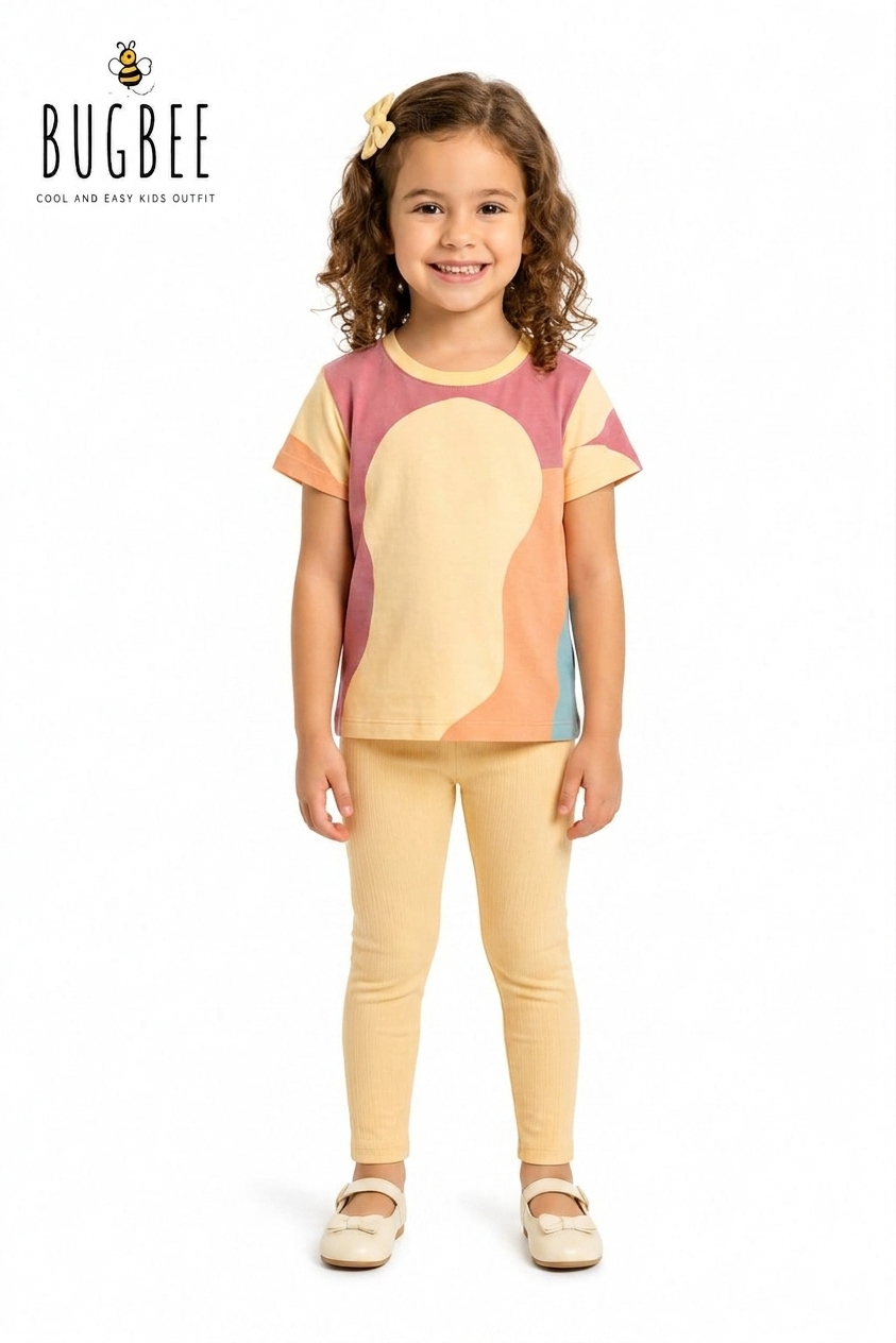 Conjunto Infantil Blusa e Calça Canelada Bugbee - Imagem 3