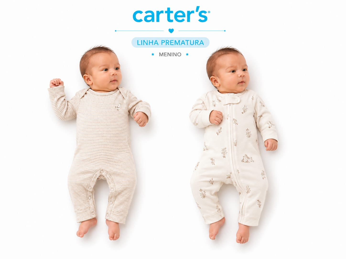 Kit macacão 2 peças Carter’s