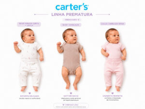 2 Conjuntos + 1 Body Carter's Linha Prematura