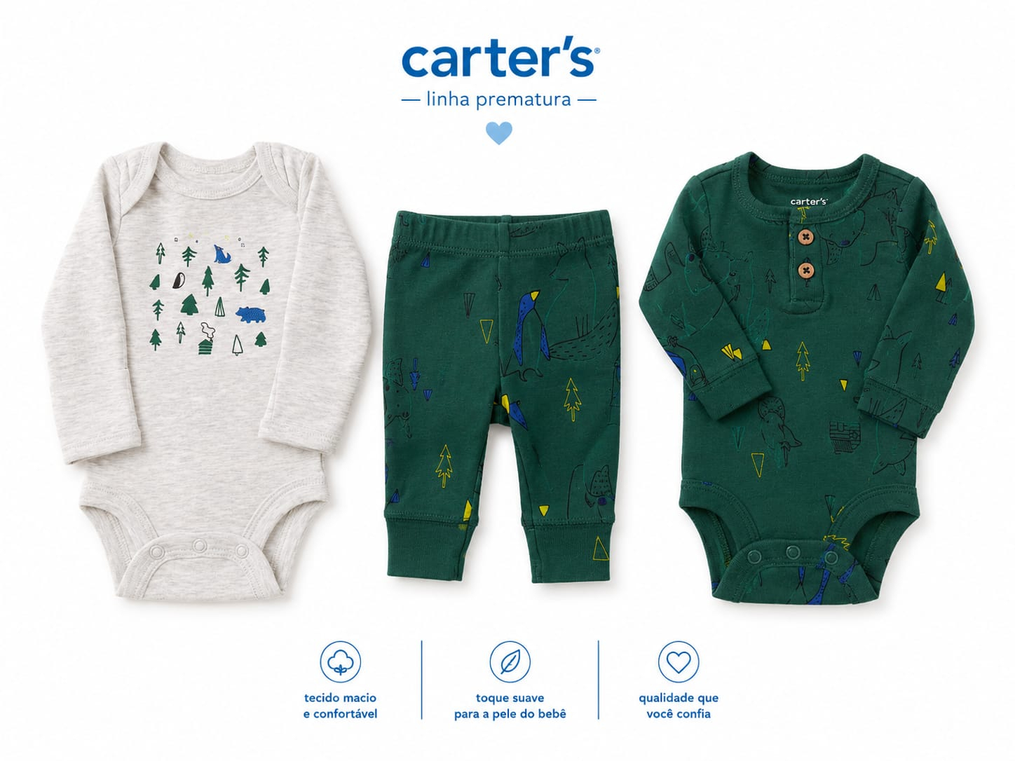 Trio Carter's Linha Prematura - Imagem 3