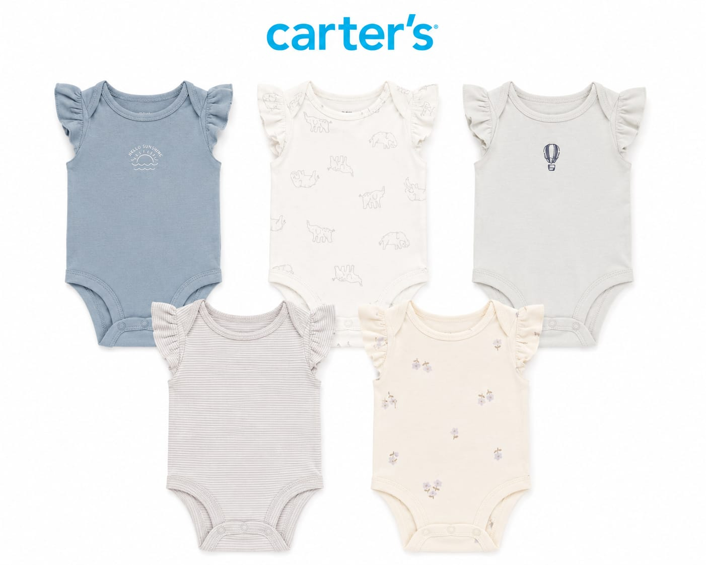 kit 5 boby Carter’s - Imagem 2