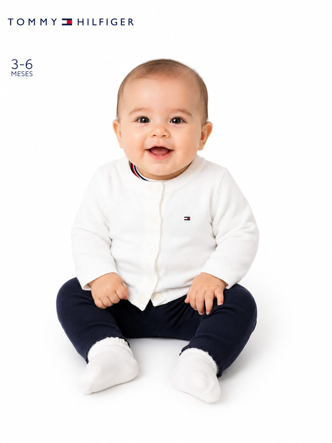 Cardigan bebê Tommy Hilfiger - Imagem 2