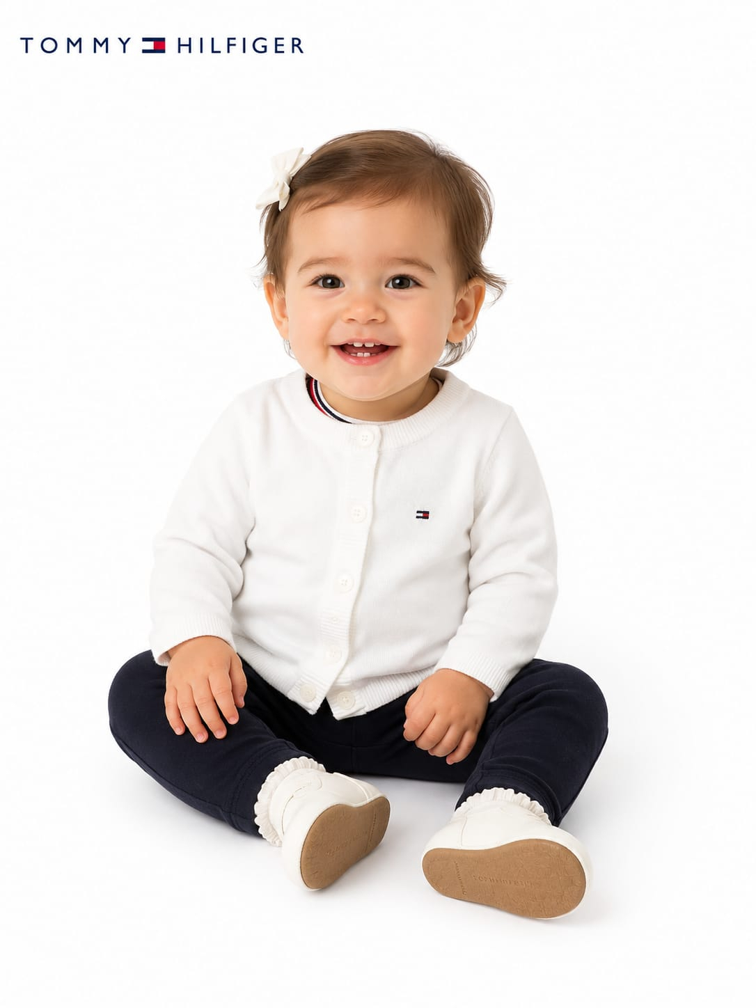 Cardigan bebê Tommy Hilfiger
