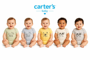 Kit 5 body Carter’s estampa Fazendinha