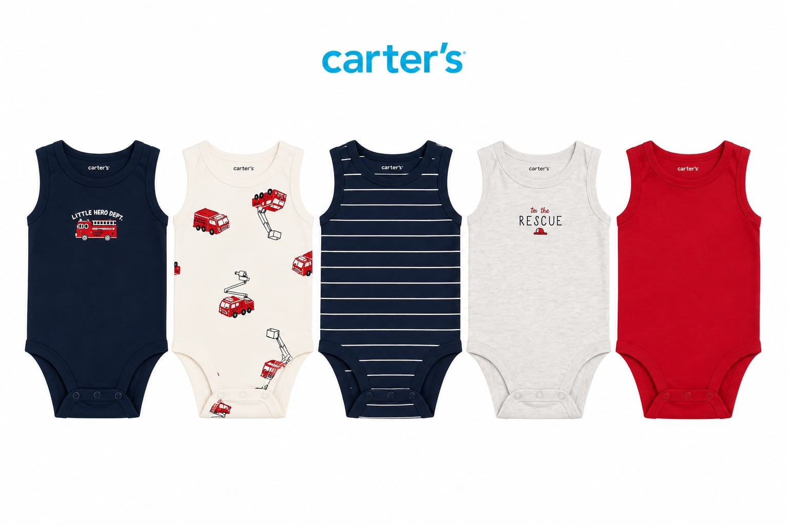Kit 5 Bodies Regata Carter's - Imagem 2