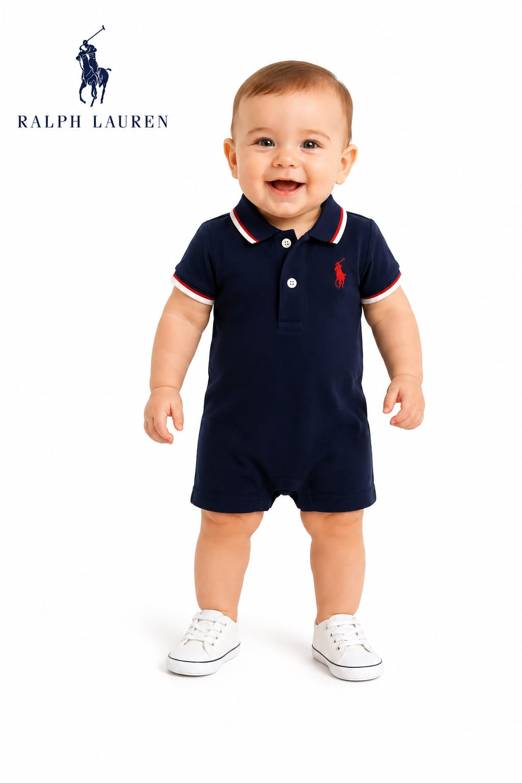 Macacão curto Polo Ralph Lauren Bebê - Imagem 2