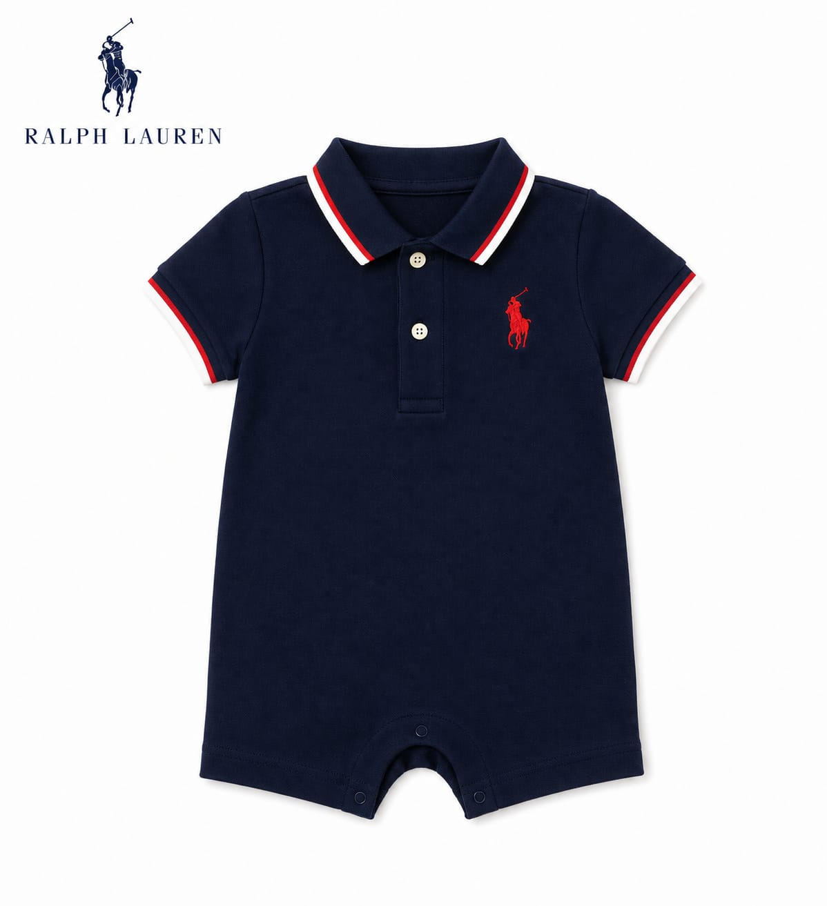 Macacão curto Polo Ralph Lauren Bebê - Imagem 3