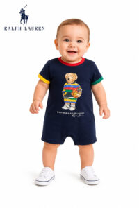 Macacão curto Polo Bear Ralph Lauren