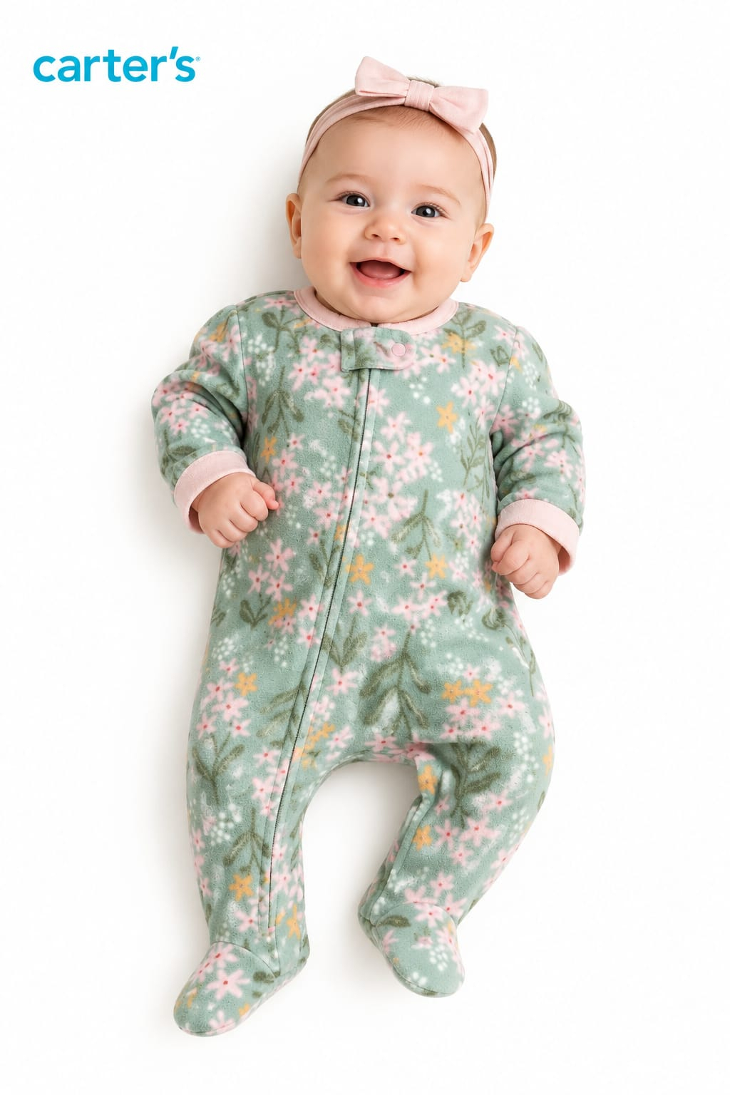 Macacão Carter's Fleece Floral