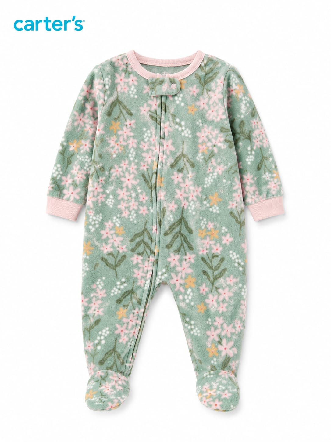 Macacão Carter's Fleece Floral - Imagem 2