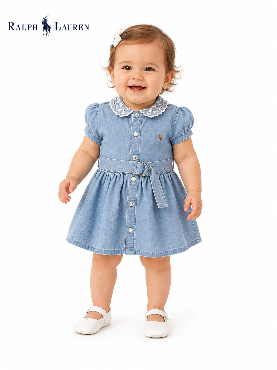 Vestido Jeans Polo Ralph Lauren Infantil