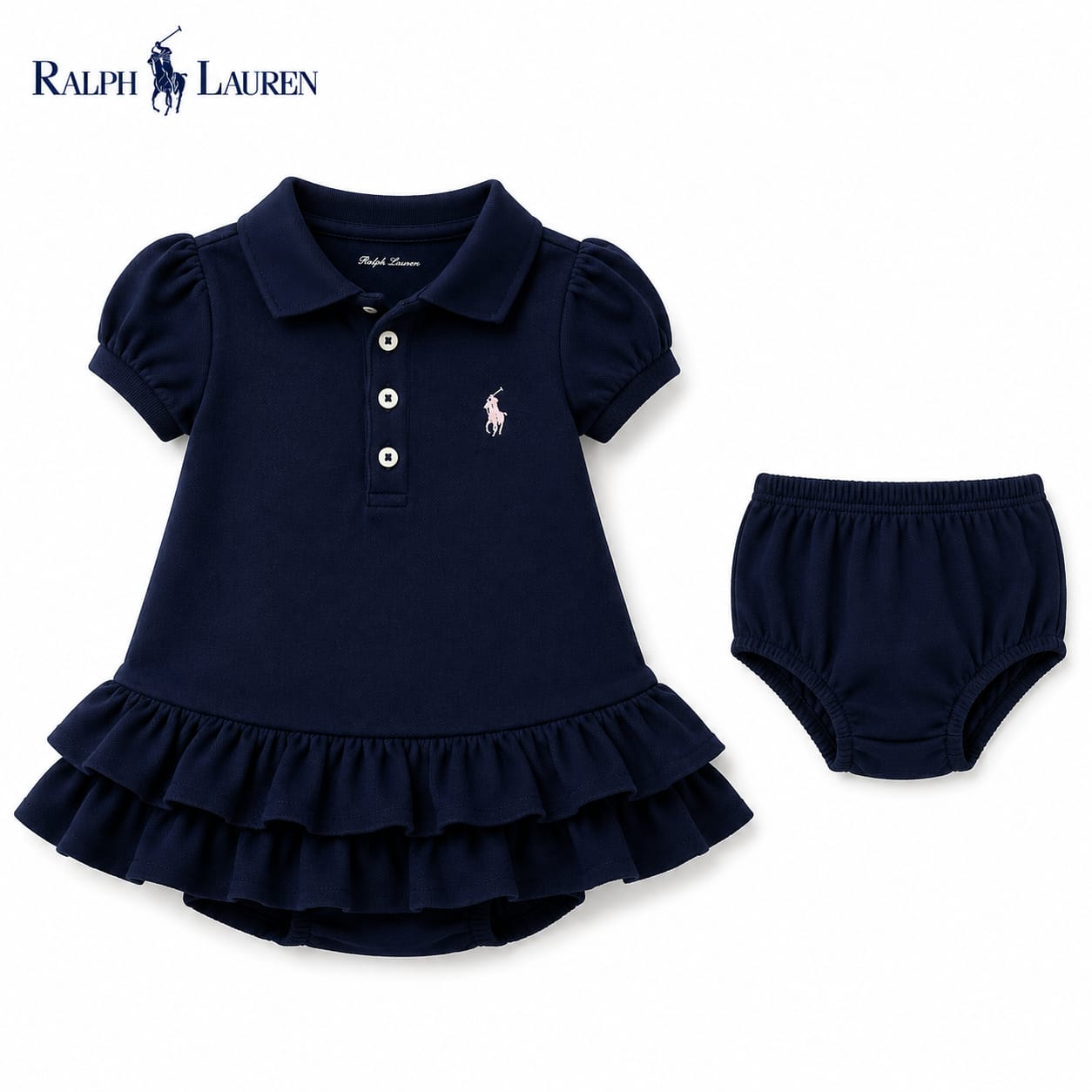Vestido Polo Ralph Lauren Infantil - Imagem 2
