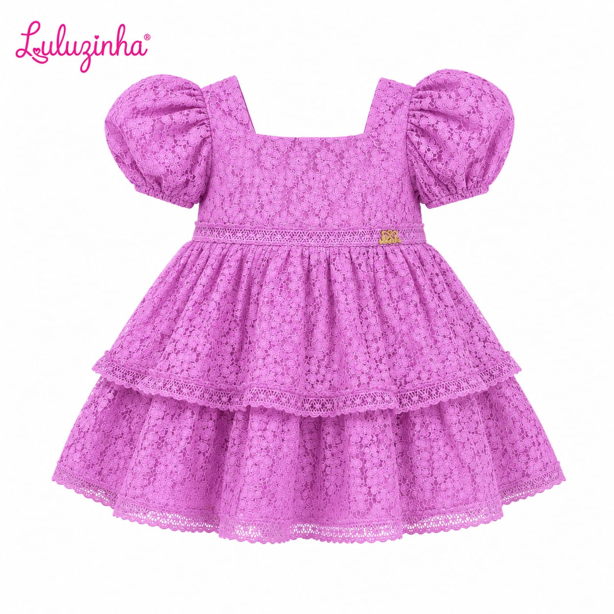 Vestido em Renda Infantil Luluzinha - Imagem 2