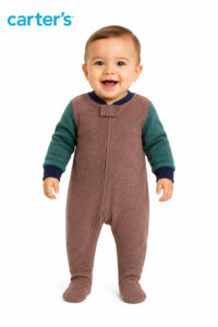 Macacão Fleece Bicolor Carter's