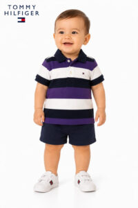 Camiseta Polo Infantil Tommy Hilfiger Listrada