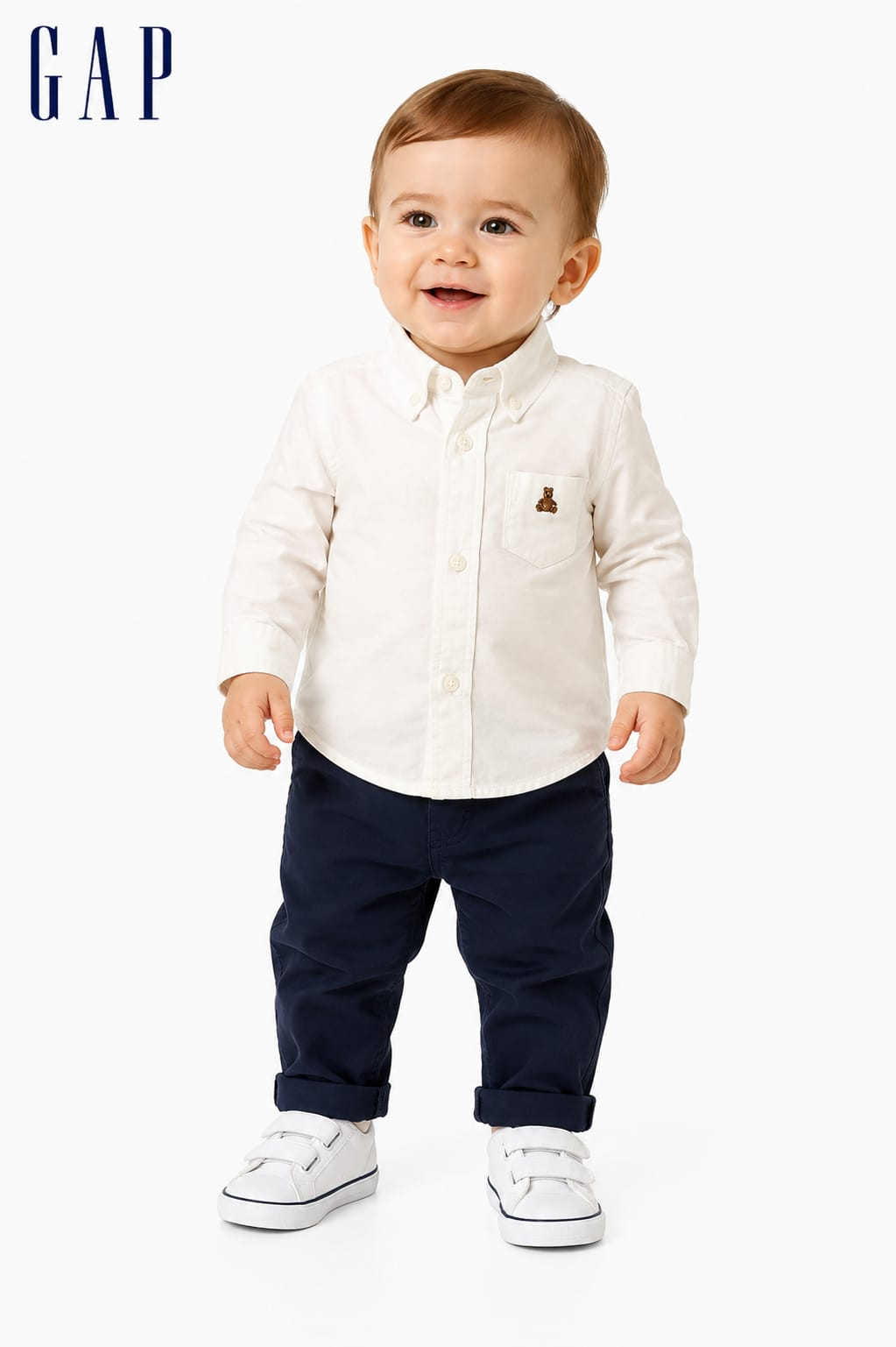 Camisa Infantil GAP Manga Longa