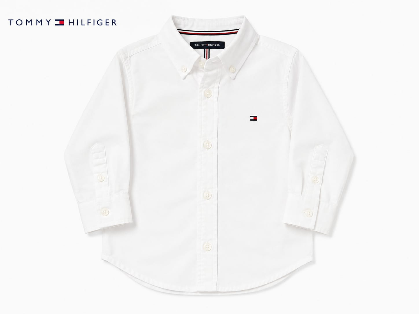 Camisa Bebê Tommy Hilfiger Manga Longa - Imagem 2