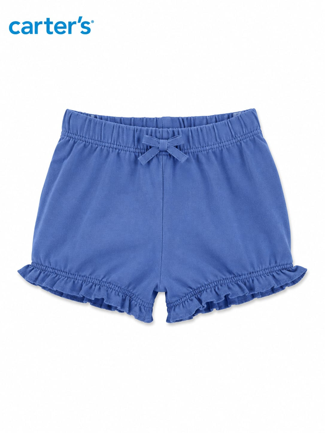 Shorts Bebê Menina Carter's com Babado – Azul - Imagem 2