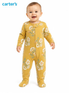 Macacão Longo Carter's Floral para Bebê