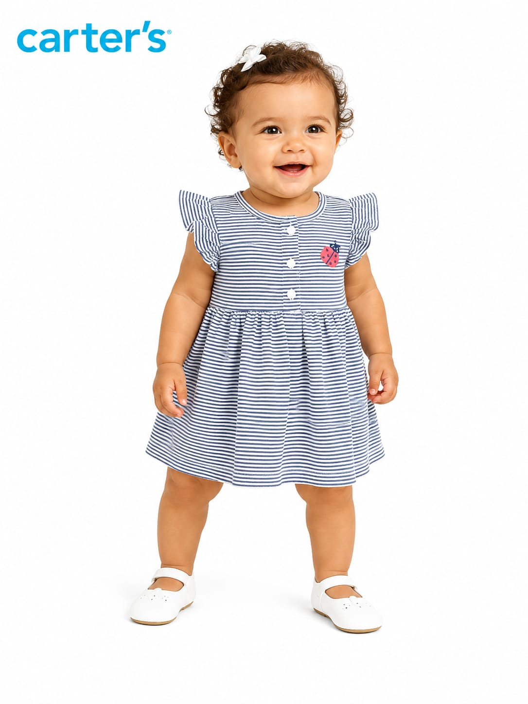 Vestido Infantil Carter's Listrado