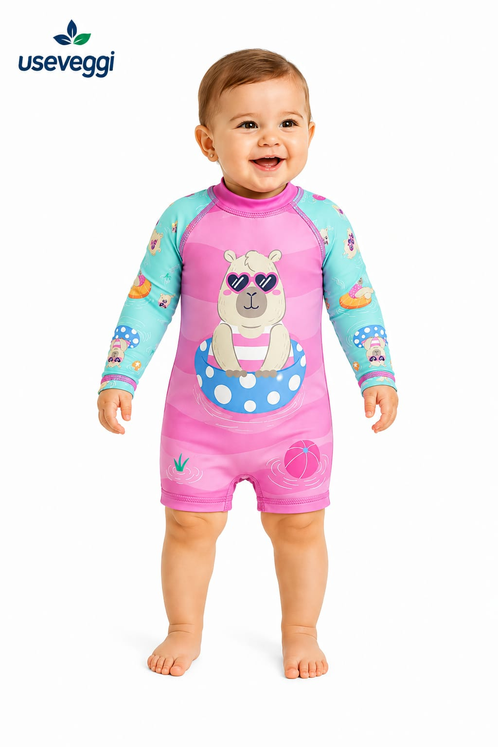 Macacão Infantil de Proteção Solar UV50+
