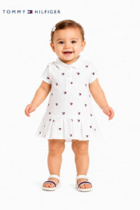 Vestido Polo Tommy Hilfiger para Bebê