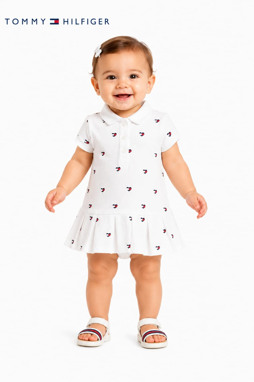 Vestido Polo Tommy Hilfiger para Bebê