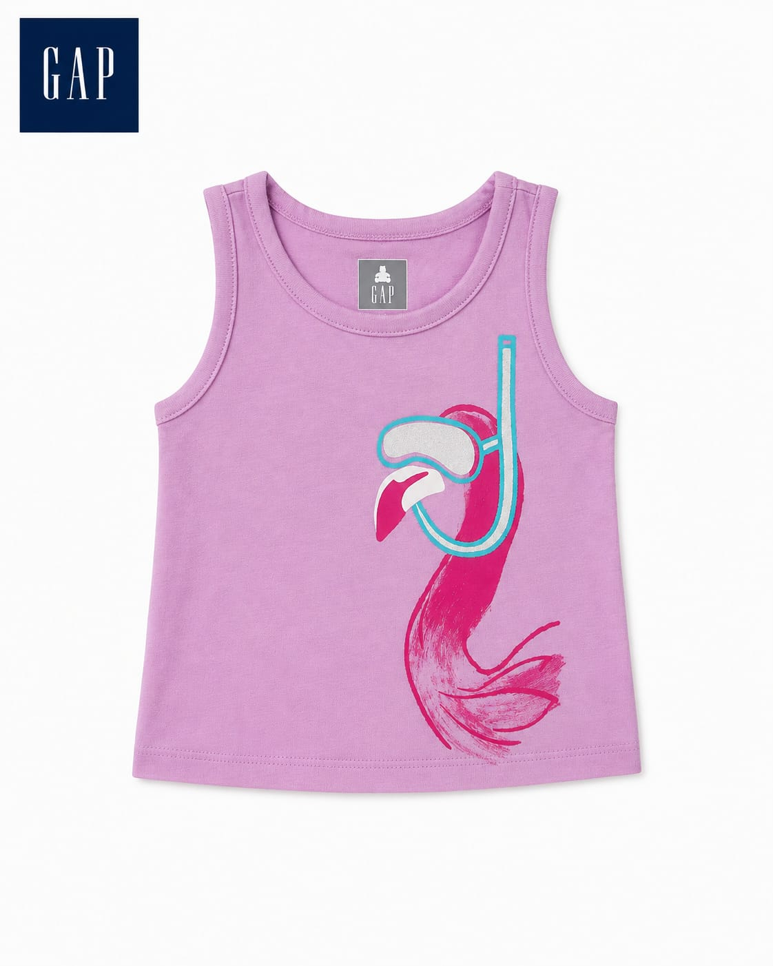 Regata Infantil GAP com Estampa de Flamingo - Imagem 2
