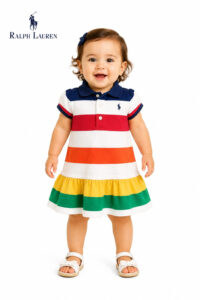 Vestido Infantil Polo Ralph Lauren Colorido