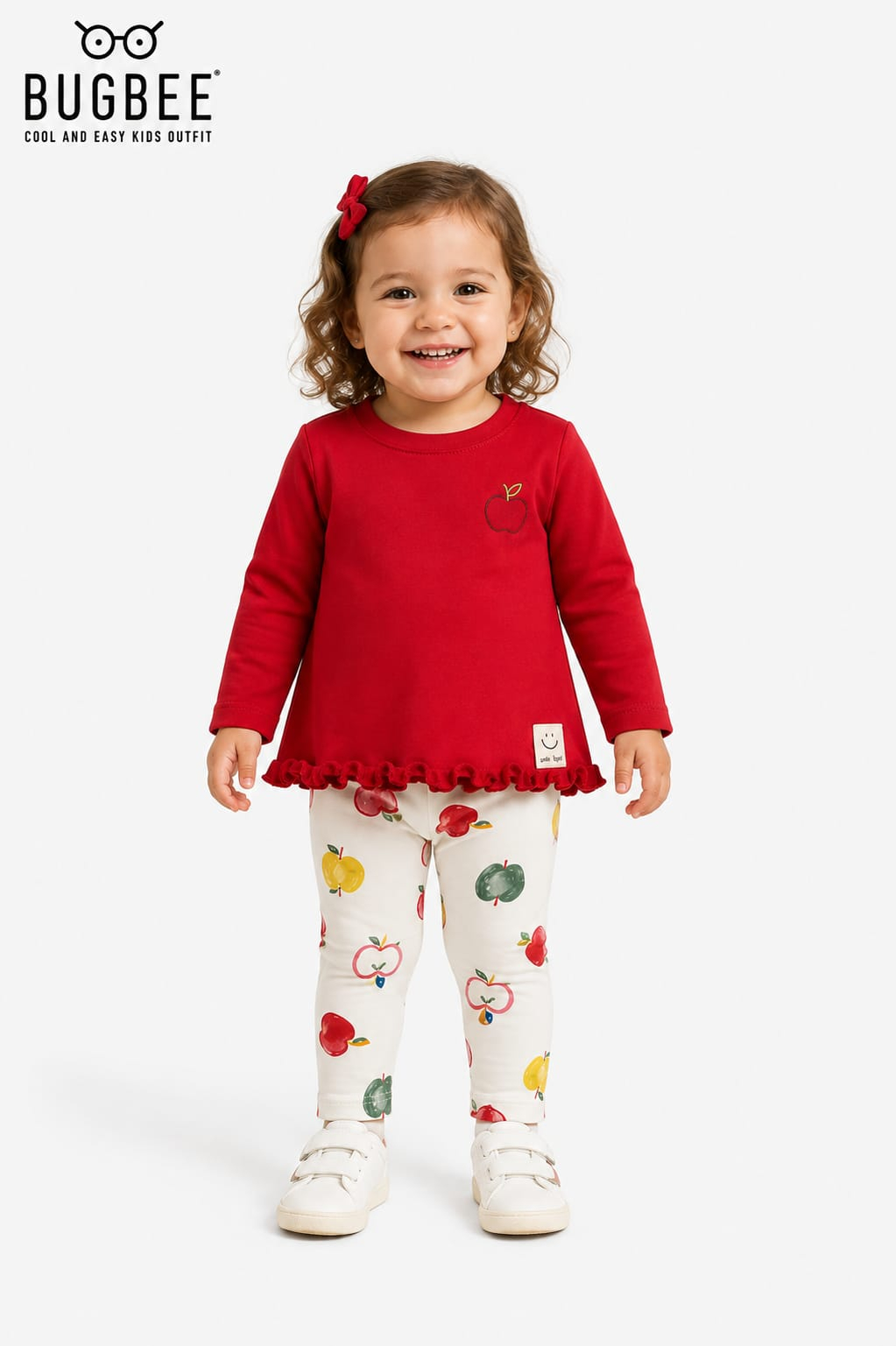 Conjunto Infantil Bugbee Meia estação Blusa e Legging