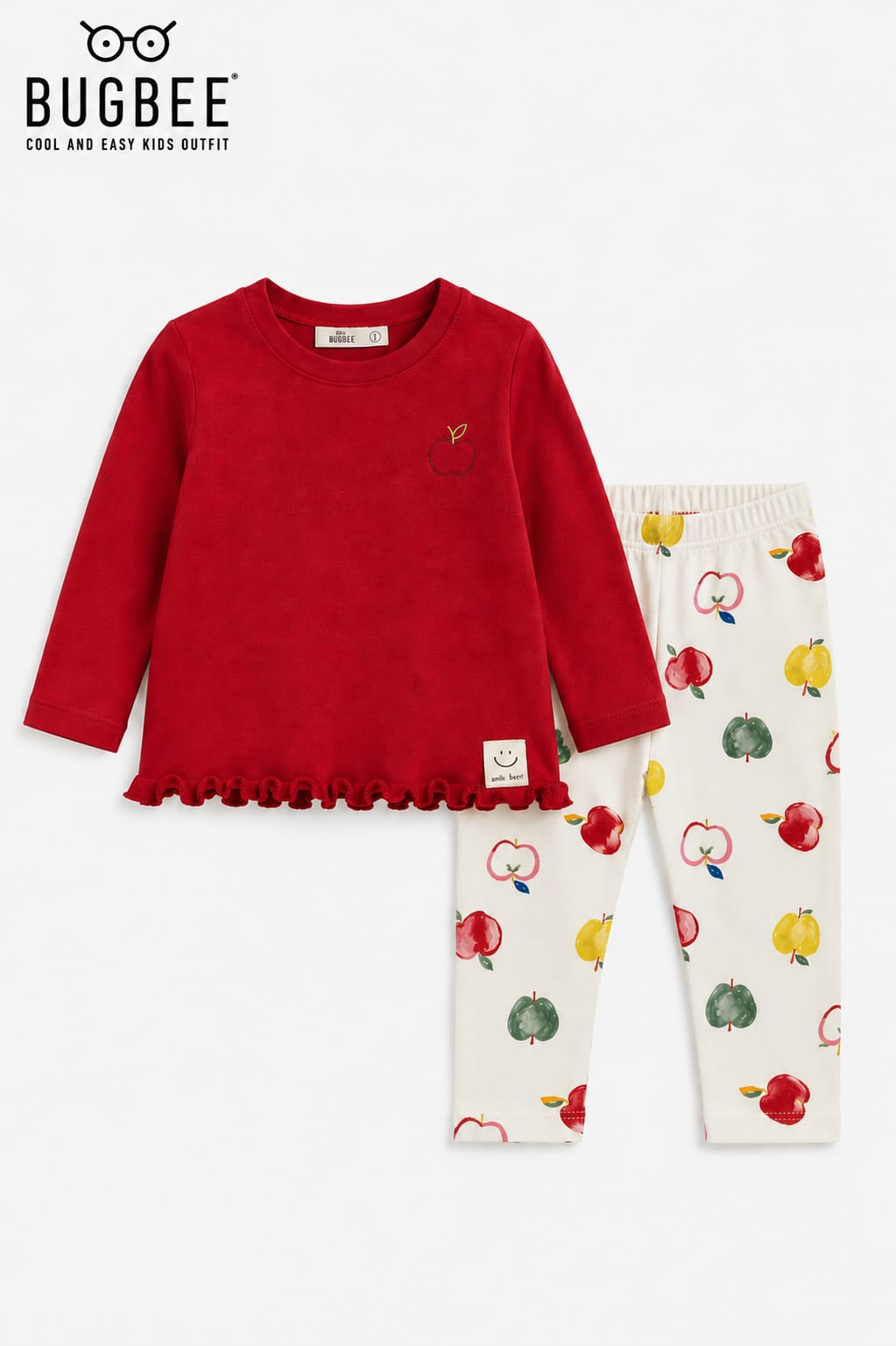 Conjunto Infantil Bugbee Meia estação Blusa e Legging - Imagem 4