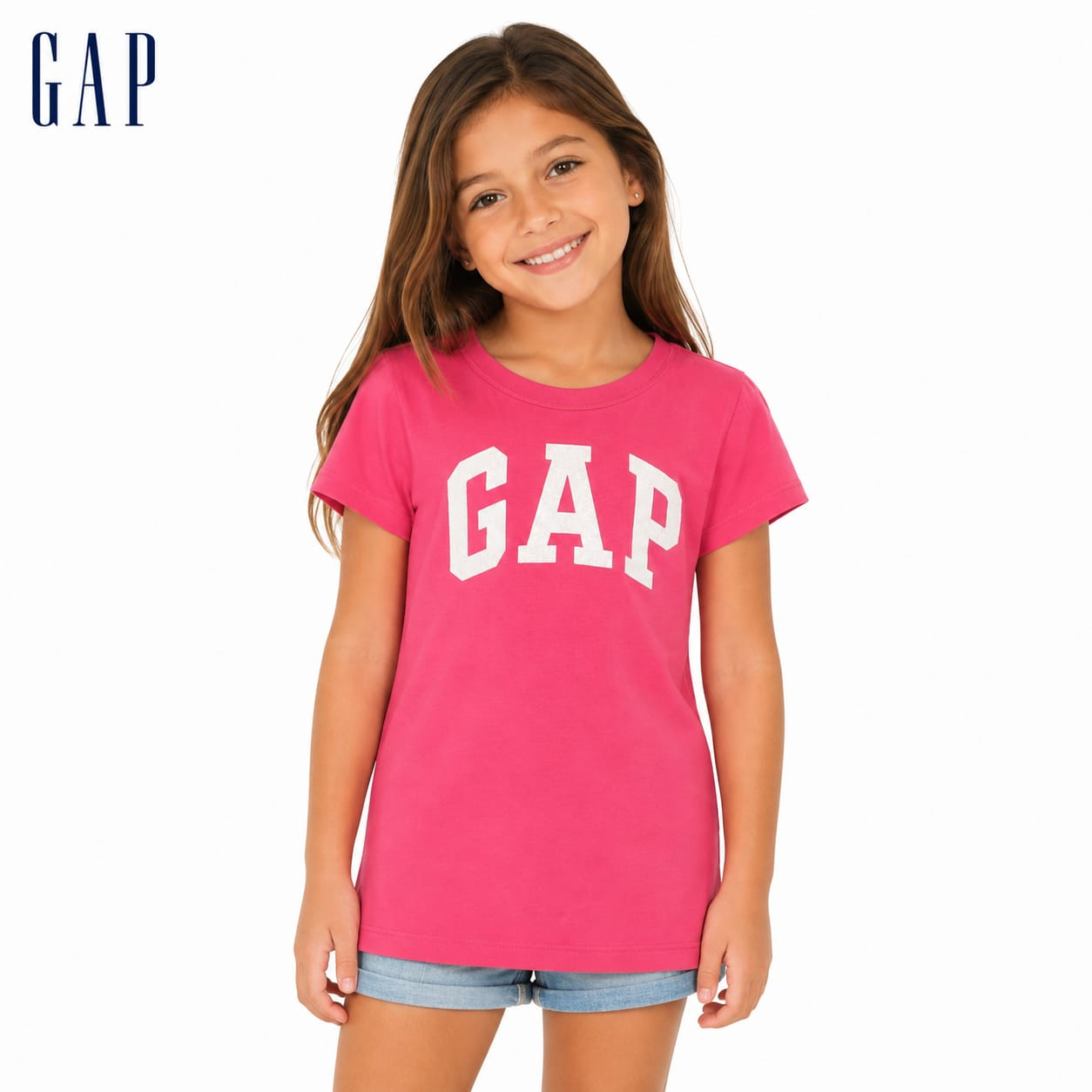 Baby Look GAP infantil Rosa Pink