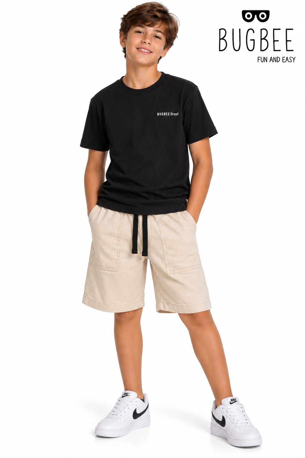 Conjunto Infantil Bugbee Camiseta e Shorts