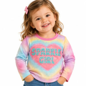 Camiseta Meia Estação Infantil Sparkle Girl