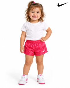 Shorts Infantil Nike Rosa Brilhoso