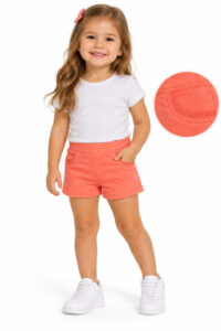 Shorts Infantil Carter’s Salmão Liso