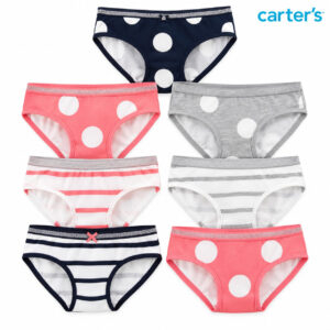 Kit 7 Calcinhas Carter’s Infantil