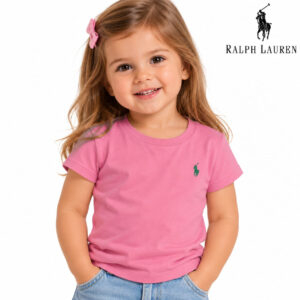 Baby Look Polo Ralph Lauren Rosa Infantil Feminina