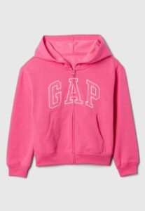 Blusa  de Moletom GAP Com Capuz Rosa