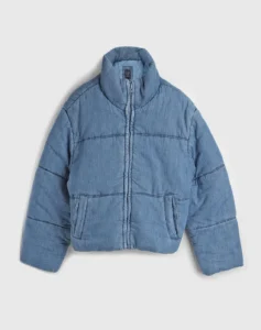 Jaqueta  Puffer GAP Denim Azul
